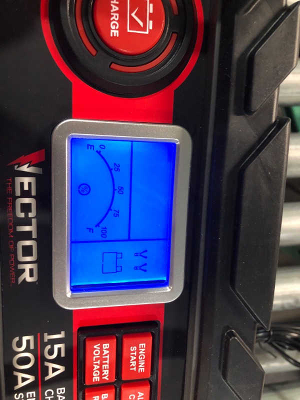 Photo 1 of Vector 15 Amp Automatic 12V Battery Charger with 50 Amp Engine Start and Alternator Check