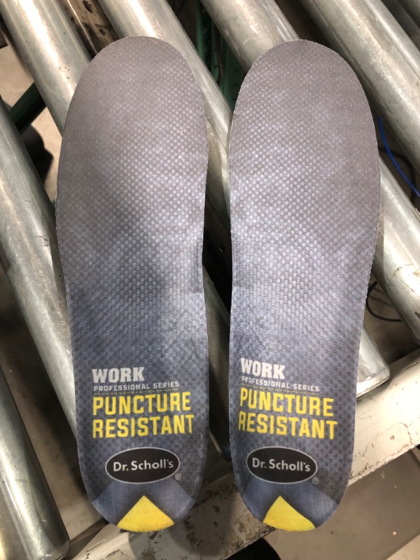 Photo 4 of Dr. Scholl's Professional Series Work Puncture Resistant Insoles, Men's 8-14, Trim to Fit Puncture Resistant Men's 8-14