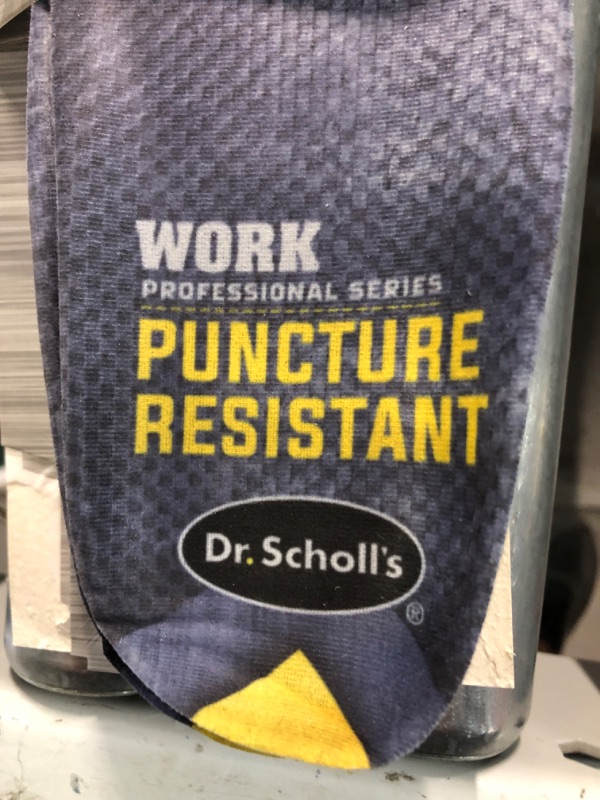 Photo 3 of Dr. Scholl's Professional Series Work Puncture Resistant Insoles, Men's 8-14, Trim to Fit Puncture Resistant Men's 8-14