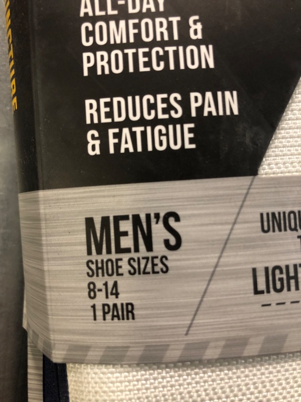 Photo 1 of Dr. Scholl's Professional Series Work Puncture Resistant Insoles, Men's 8-14, Trim to Fit 