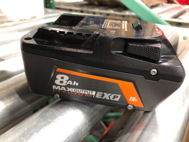 Photo 1 of RIDGID 18V 4.0 Ah MAX Output Lithium-Ion Battery