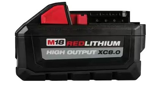 Photo 1 of Milwaukee M18 18-Volt Lithium-Ion HIGH OUTPUT XC 8.0 Ah Battery