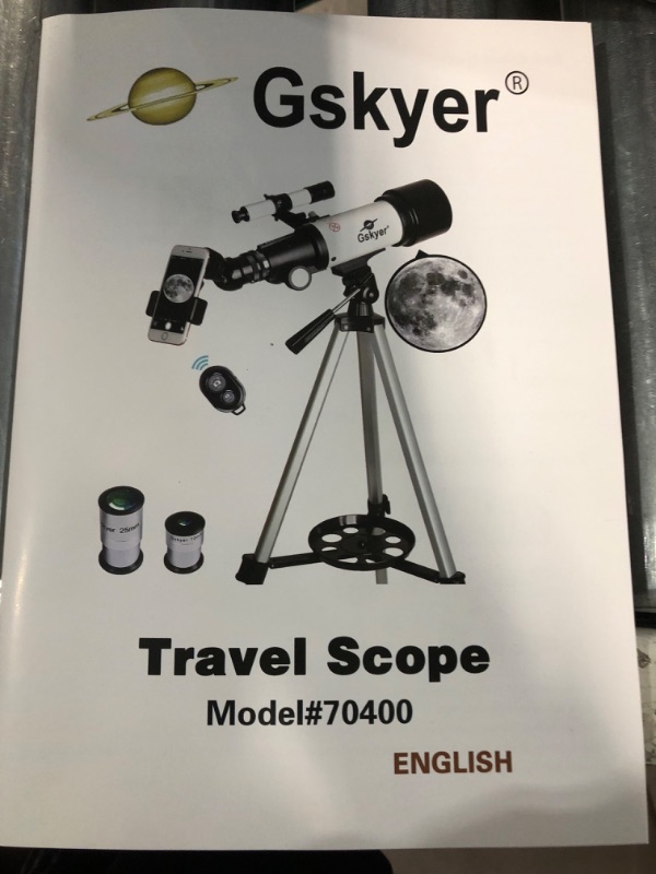 Photo 5 of Gskyer Telescope, 70mm Aperture 400mm AZ Mount Astronomical Refracting Telescope Kids