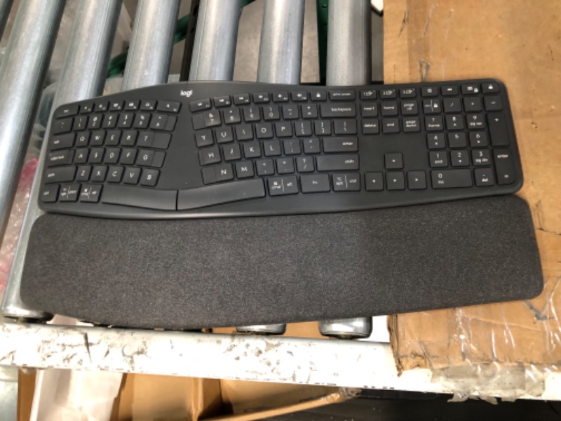 Photo 2 of *PARTS ONLY/SEE NOTES** Logitech ERGO K860 Wireless Ergonomic Keyboard - Split Keyboard, Wrist Rest