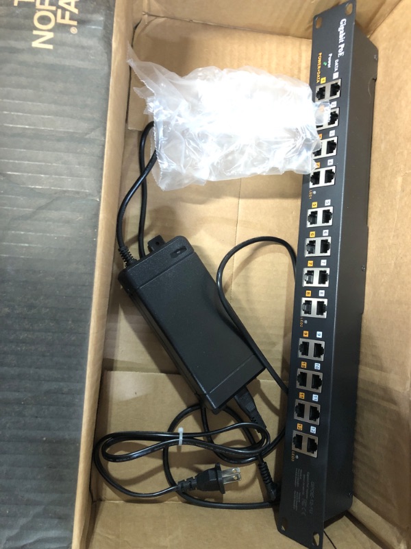 Photo 3 of STOK PHOTO IS REFERENCE ONLY*** PoE Texas - PoE Injector - 12 Port Gigabit Passive Midspan Injector - UNABLE TO TEST** 