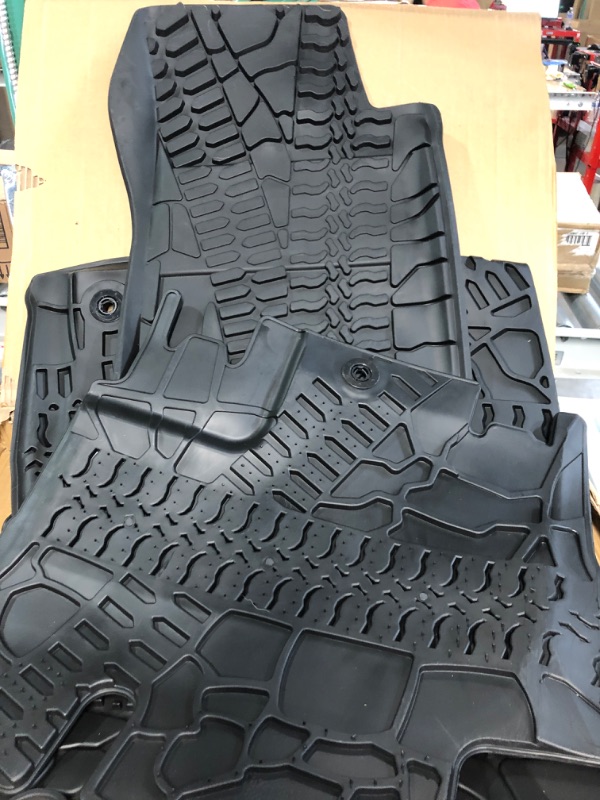 Photo 3 of Floor Mats Compatible with Wrangler JK Unlimited, 2014 - 2018 Wrangler JKU 4-Door LIKE NEW 