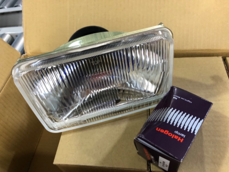 Photo 2 of IPCW Adjure CWC-7004 4" x 6" Rectangular Replacement Headlight with Diffused Glass Lens