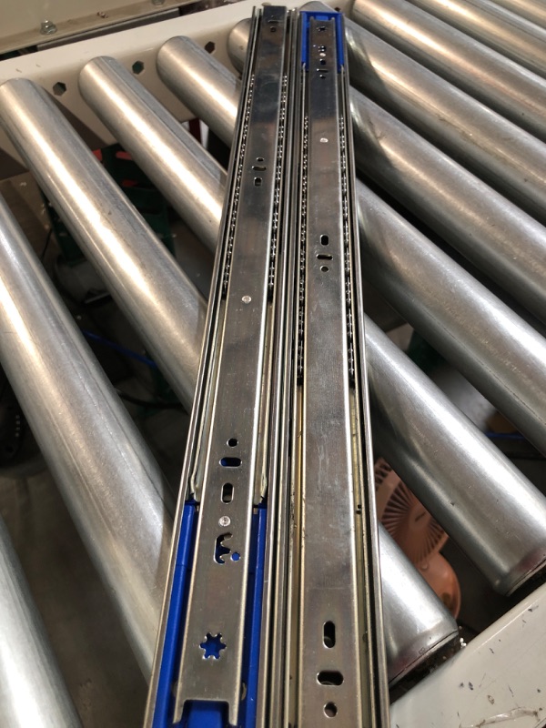 Photo 1 of 22 Inch Hardware 3-Section Soft Close Full Extension Ball Bearing Side Mount Drawer Slide