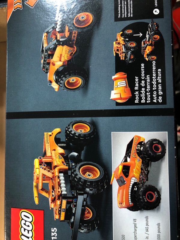 Photo 3 of LEGO Technic Monster Jam El Toro Loco 42135 Building Toy Set for Kids, Boys, and Girls Ages 7+ (247 Pieces)