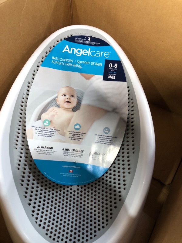 Photo 2 of Angelcare Baby Bath Support in Grey