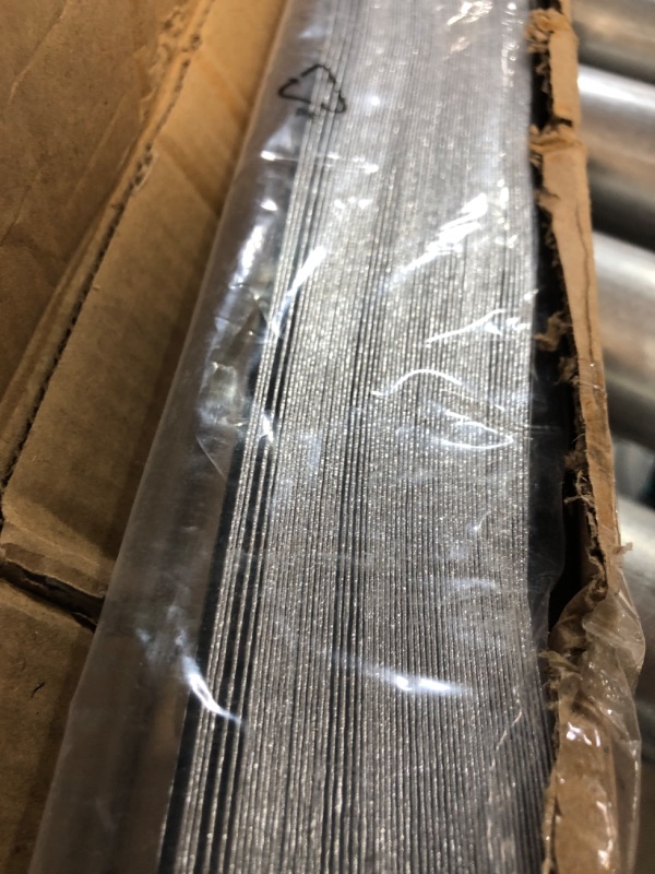 Photo 1 of Arch Window Shades Half Circle Window Shades  Black, Silver