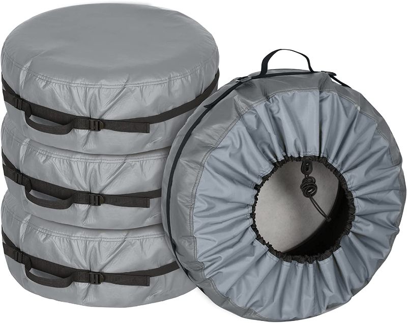 Photo 1 of Explore Land Tire Cover with Handle 32''-34.75'') Charcoal Tire Bag