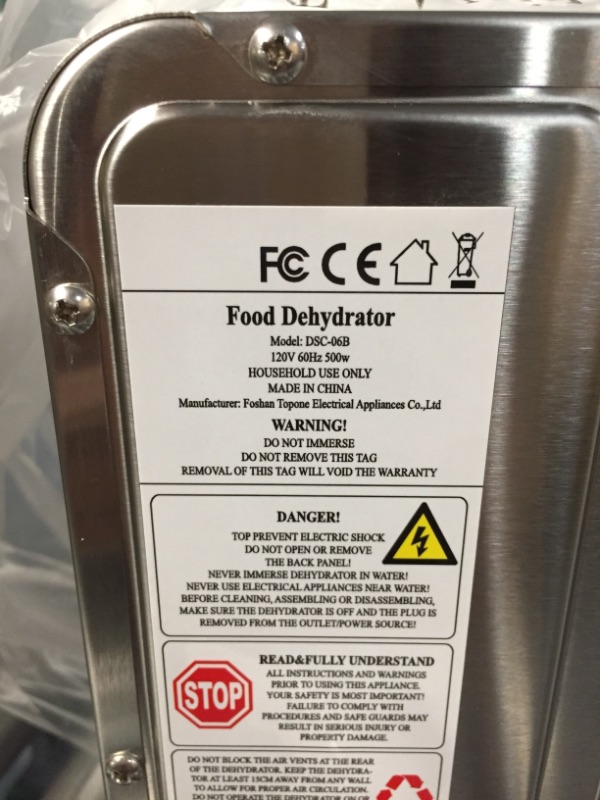 Photo 1 of **SEE NOTES**
Septree Food Dehydrator