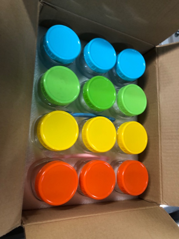 Photo 4 of 12 Pack Baby Food Containers,  2 Pcs Baby Spoons Included