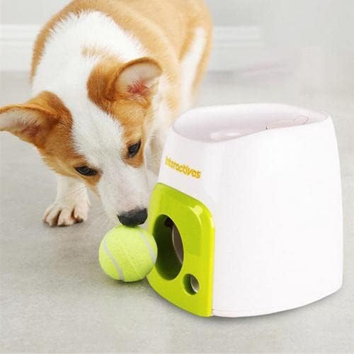 Photo 1 of **SEE NOTES**
Cawevon Automatic Interactive Tennis Machine Dog Feeder Ball Launcher Dog Toy Ball Thrower Enrichment Toys for Dogs Interactive Puppy for Small and Medium Size Dogs?3 Balls Included (2 inch)
