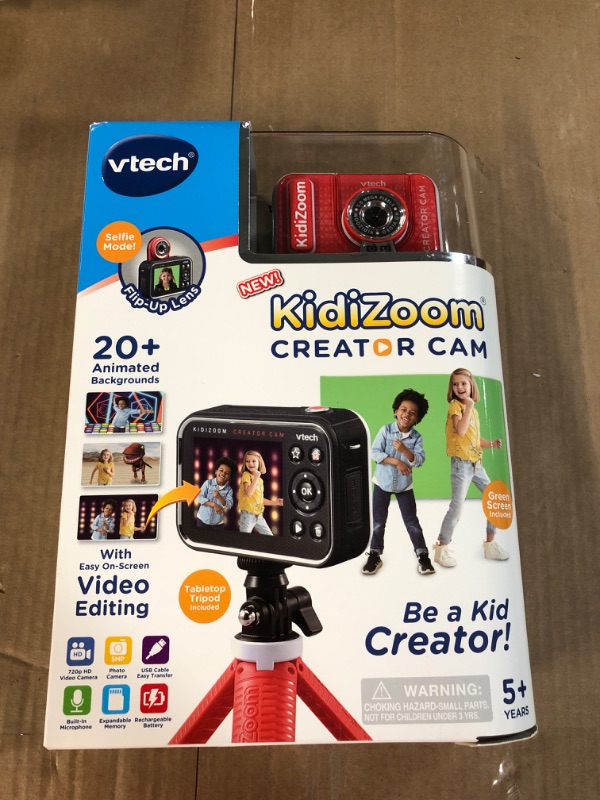 Photo 2 of VTech KidiZoom Creator Cam, Red