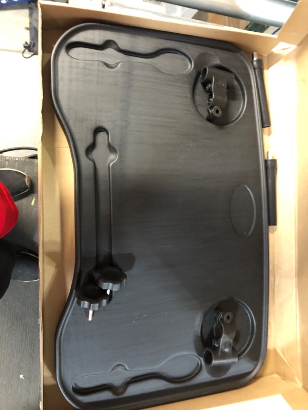 Photo 2 of JIANXING Wheelchair Tray with Tableware Slot , Detachable Wheelchair Table with Cup Holder 