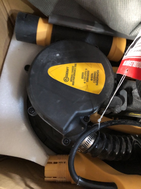 Photo 4 of (USED) Drywall Sander, 800W Powerful Electric Drywall Sander with Vacuum