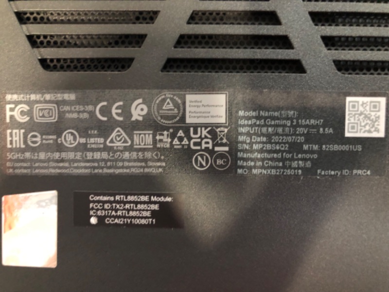 Photo 1 of Lenovo - IdeaPad Gaming 3 