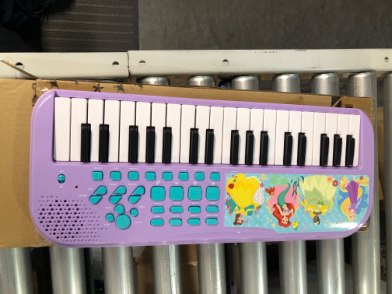 Photo 2 of First Act Disney Princess Electronic Keyboard, 22 Inch - 37 Keys – Make Real Music, Sized for Kids - Record, Playback, Volume Control - Musical Instruments for Toddlers and Kids