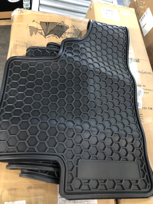 Photo 4 of Bonbo Floor Liner Mats,Custom Fit,Front and Rear Seat Floor Mats,All-Weather Guard,Heavy Duty Rubber,Odorless(Pack of 3)