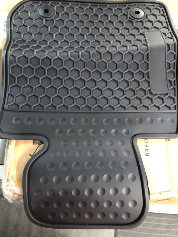 Photo 3 of Bonbo Floor Liner Mats,Custom Fit,Front and Rear Seat Floor Mats,All-Weather Guard,Heavy Duty Rubber,Odorless(Pack of 3)