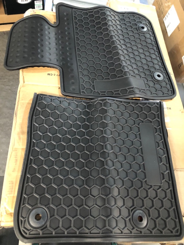 Photo 2 of Bonbo Floor Liner Mats,Custom Fit,Front and Rear Seat Floor Mats,All-Weather Guard,Heavy Duty Rubber,Odorless(Pack of 3)