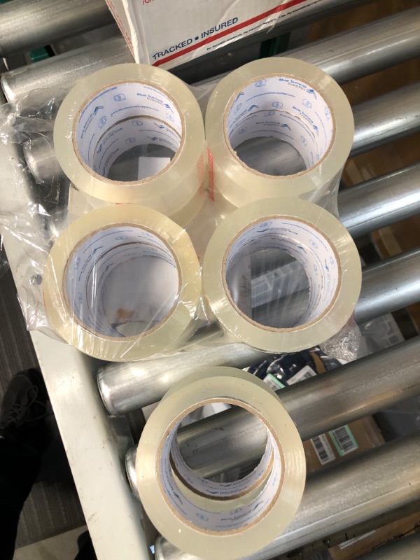 Photo 2 of 10 Pack Heavy Duty Packaging Tape, Clear Packing Tape Designed for Moving Boxes, Shipping, Office, Commercial Grade 2.7mil Thick, 60 Yard Length, 720 Total Yards