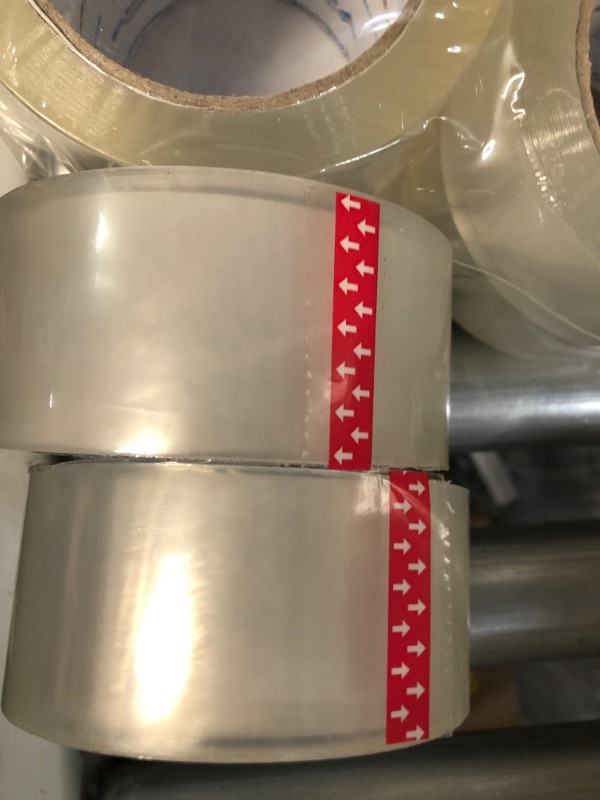 Photo 3 of 10 Pack Heavy Duty Packaging Tape, Clear Packing Tape Designed for Moving Boxes, Shipping, Office, Commercial Grade 2.7mil Thick, 60 Yard Length, 720 Total Yards