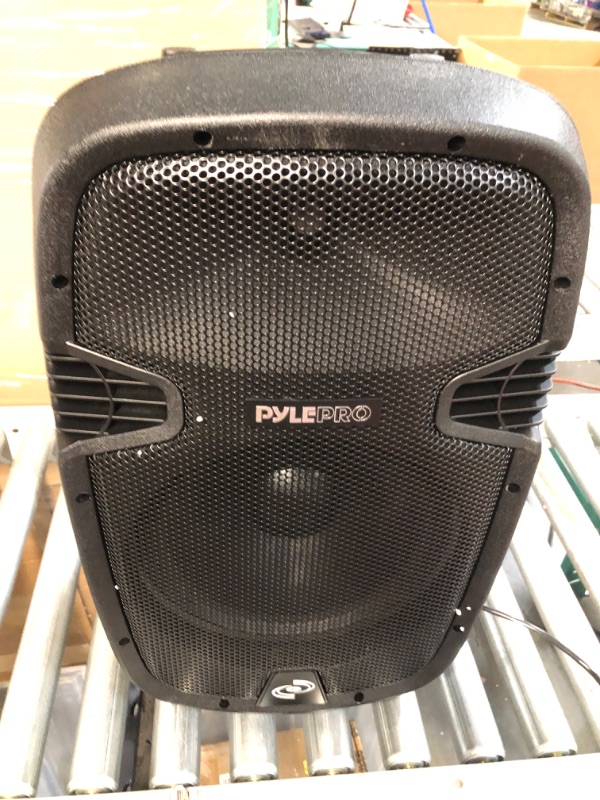 Photo 2 of ***MISSING PARTS***Wireless Portable PA Speaker System - Compatible with Bluetooth, Active Loudspeaker, 1000 Watt Powered 2-Way Waterproof Amplifier, 12” Subwoofer, Tweeter, RCA, XLR, Mic In for Dj & Party - PPHP1241WMU