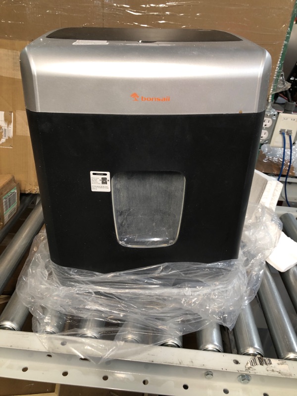 Photo 1 of (USED) Bonsaii C233-B 110-Sheet Autofeed Shredder and 24-Pack Lubricant Sheets