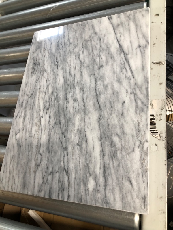 Photo 3 of Villa Acacia Marble Cutting Board - 16 x 12 Inch Marble Slab Pastry Board for Charcuterie, 