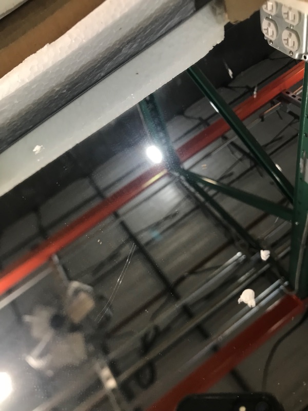 Photo 1 of ***USED/DAMAGED*** FOLUVUR 18Pcs Home Gym Mirror with Sticker Mirror Tiles for Wall Bedroom Door|Wall Mirror|Full Length Body|12x12inch 18pc with tape