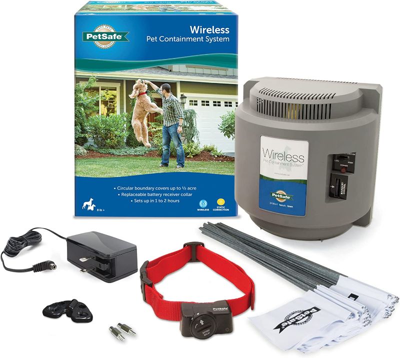 Photo 1 of ***USED*** PetSafe Wireless Pet Fence - The Original Wireless Containment System - Covers up to 1/2 Acre for dogs 8lbs+