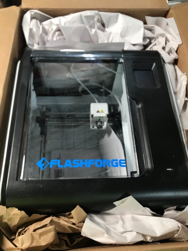 Photo 2 of ***USED*** Flashforge 3D Printer Adventurer 3 Pro, Auto Leveling Glass Hot Bed, Built-in HD Camera, 8GB 150X150X150 mm