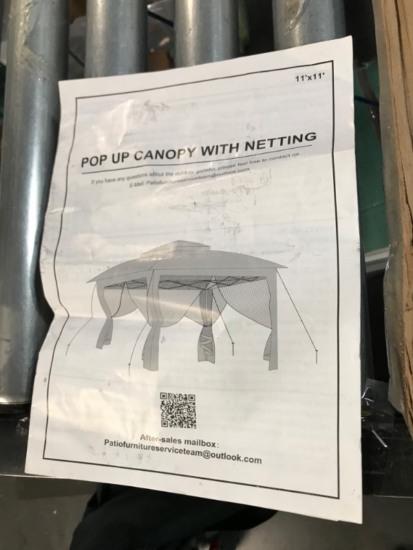 Photo 1 of ***USED/BADLY DAMAGED/INCOMPLETE*** Collapsing Portable Pop Up Canopy