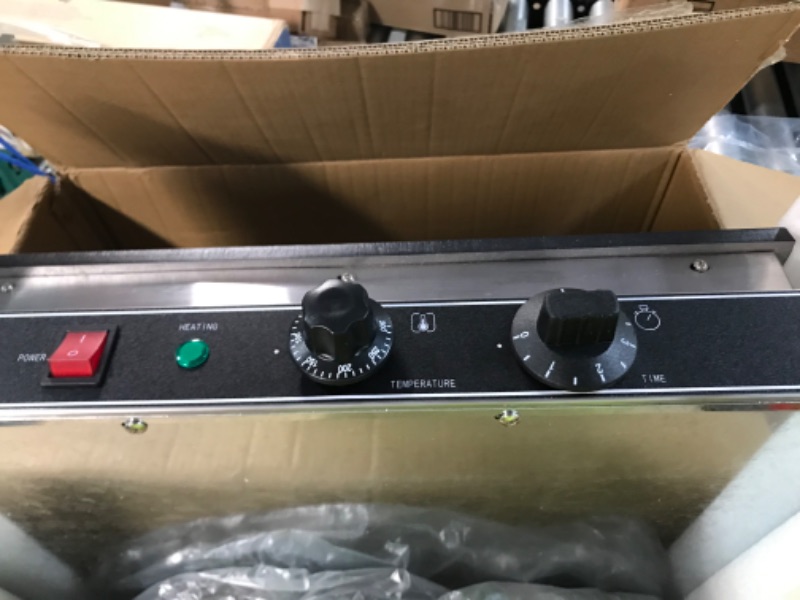 Photo 1 of Mini Pancakes Maker, 50PCS Arepa Maker 1700W 1.8 Inches Mini Pie Maker Stainless Steel Commercial Electric Baker Machine Nonstick Poffertjes Pan for Home Kitchen Restaurant Snack Bar (US plug 110V)