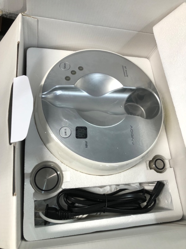 Photo 2 of RF Beauty Device | Home RF Lifting | Wrinkle Removal | Anti Aging - Increase Collagen & Absorption - MLAY RF Radio Frequency Skin Tightening for Face and Body - 