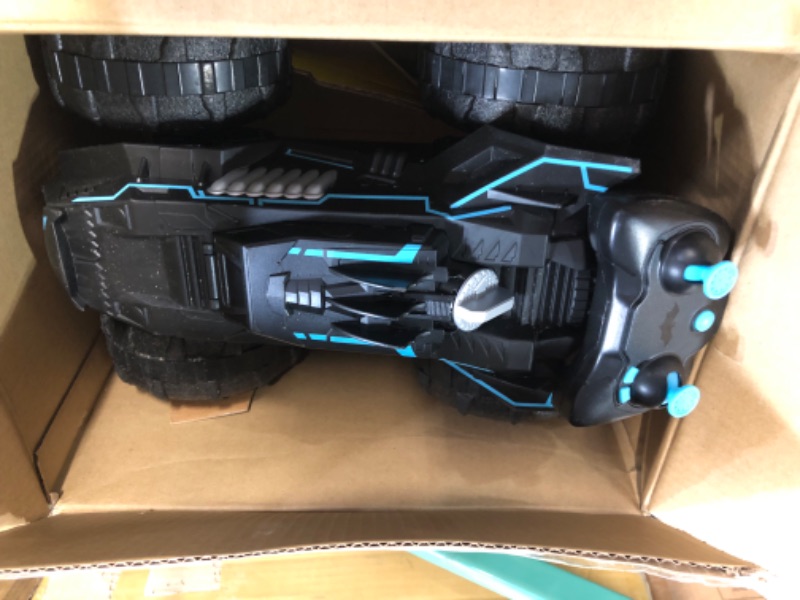 Photo 2 of DC Comics Batman, All-Terrain Batmobile Remote Control Vehicle, Water-Resistant Batman Toys