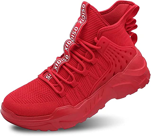 Photo 1 of SANNAX Mens Fashion Sneaker High-Top Casual Sports Athletic Walking Shoe Running Shoes Size 10