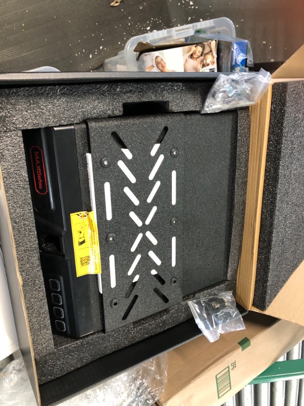 Photo 2 of MAXSafes Under Desk Drawer Gun Safe with Super Biometric Finger Vein Recognition Lock, Quick-Access and Slide-Away Handgun Safe, 2 Pistols Safe Box, CA DOJ Approved