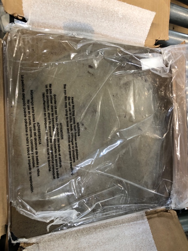 Photo 1 of THERMICHEF by Conductive Cooking - Square Pizza Steel Plate for Oven Cooking and Baking (3/8" Deluxe, 16”x16” Square) - Made in USA 3/8" Deluxe Version 16"x16" Square
