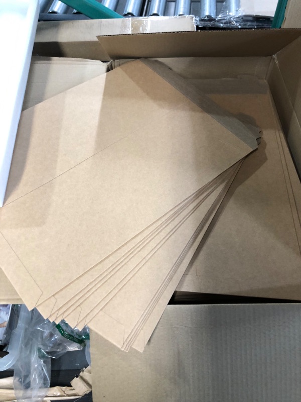 Photo 2 of 25 Pack Kraft Brown Rigid Mailers, Bulk Cardboard Envelopes for Shipping Documents, Photos 