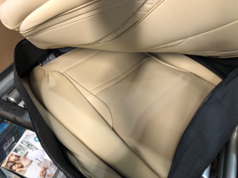 Photo 4 of Coverado Car Seat Covers, Premium Nappa Leather Front and Rear Seat Covers Fit for Most Cars, Sedans, SUVs and Trucks