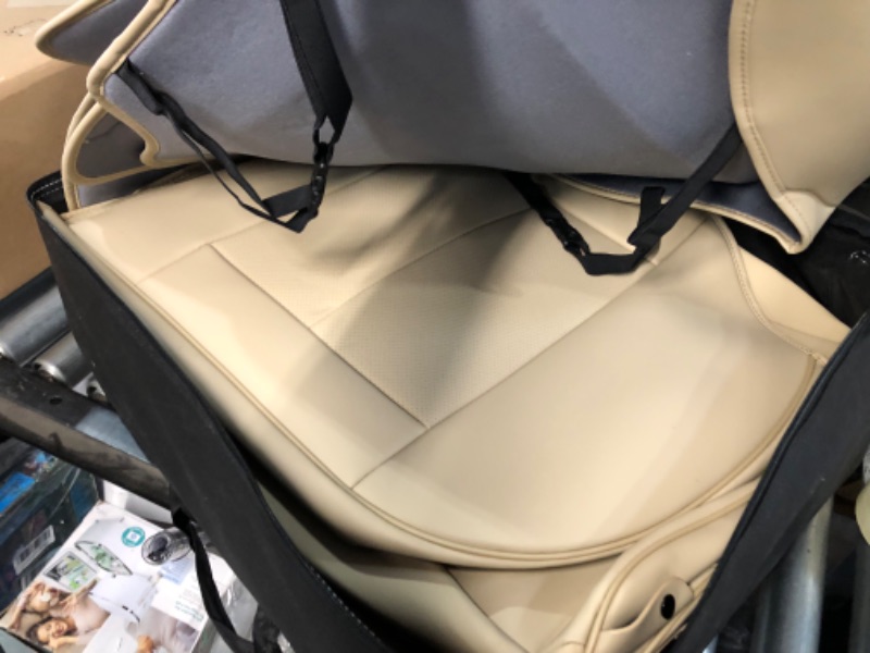 Photo 3 of Coverado Car Seat Covers, Premium Nappa Leather Front and Rear Seat Covers Fit for Most Cars, Sedans, SUVs and Trucks