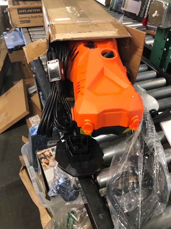 Photo 2 of ***FOR PARTS ONLY***  WHOLESUN WS 3000 Electric Pressure Washer 2.4GPM Power Washer 1600W High-Pressure Cleaner Machine
