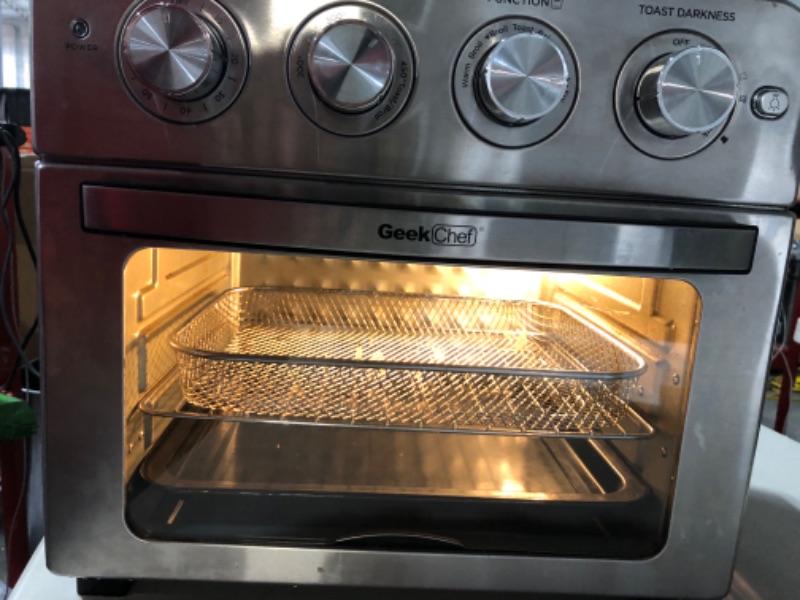 Photo 5 of **SEE NOTES**
Geek Chef Air Fryer, 6 Slice 24.5QT Air Fryer Toaster Oven Combo, Air Fryer Oven - 44"D x 40"W x 47"H