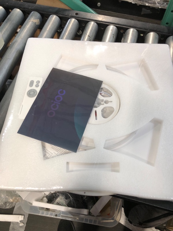 Photo 1 of ocioc 18inch Flush Mount Ceiling Light Fixture with Remote Control, 40W, 2000K Nightlight, 3000K-6500K Color Changeable