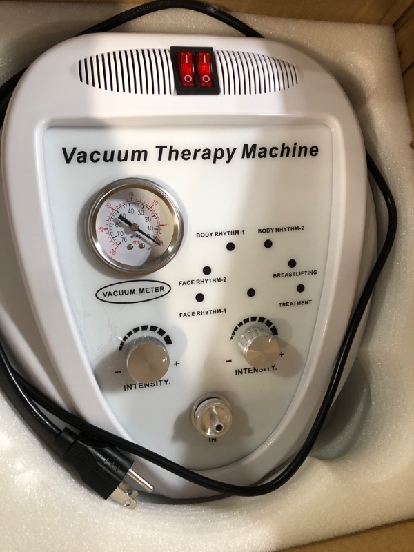 Photo 3 of *GENTLY USED* Vacuum Therapy Machine, Yofuly Multifunctional Vacuum Cupping Therapy Massager for Cupping and Scrapping, Butt Vacuum Machine with 30 Vacuum Cups and 3 Metal Massage Handle