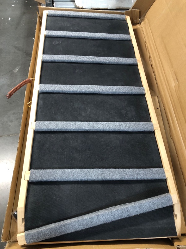 Photo 3 of *DAMAGED* Medium Pet Ramp Dog Ramp for Car Non-Slip Comfortable Foldable Dog Ramp for Bed for Dog Cat